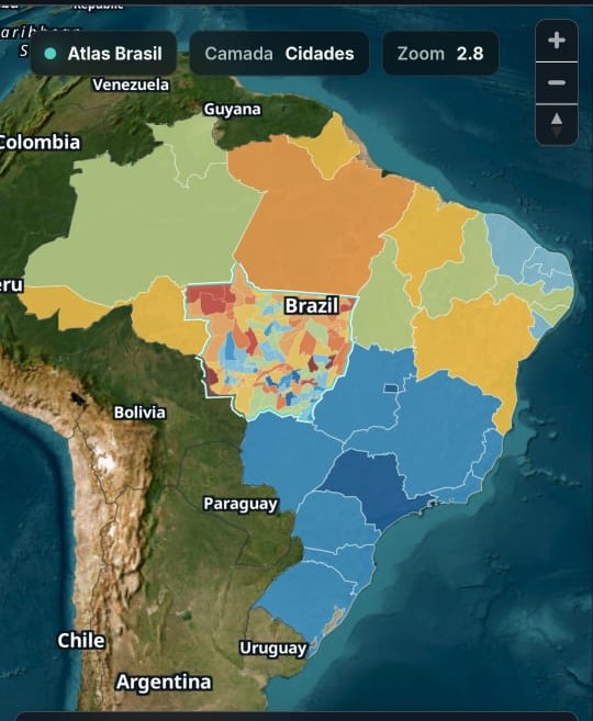 Prévia do Atlas do Brasil
